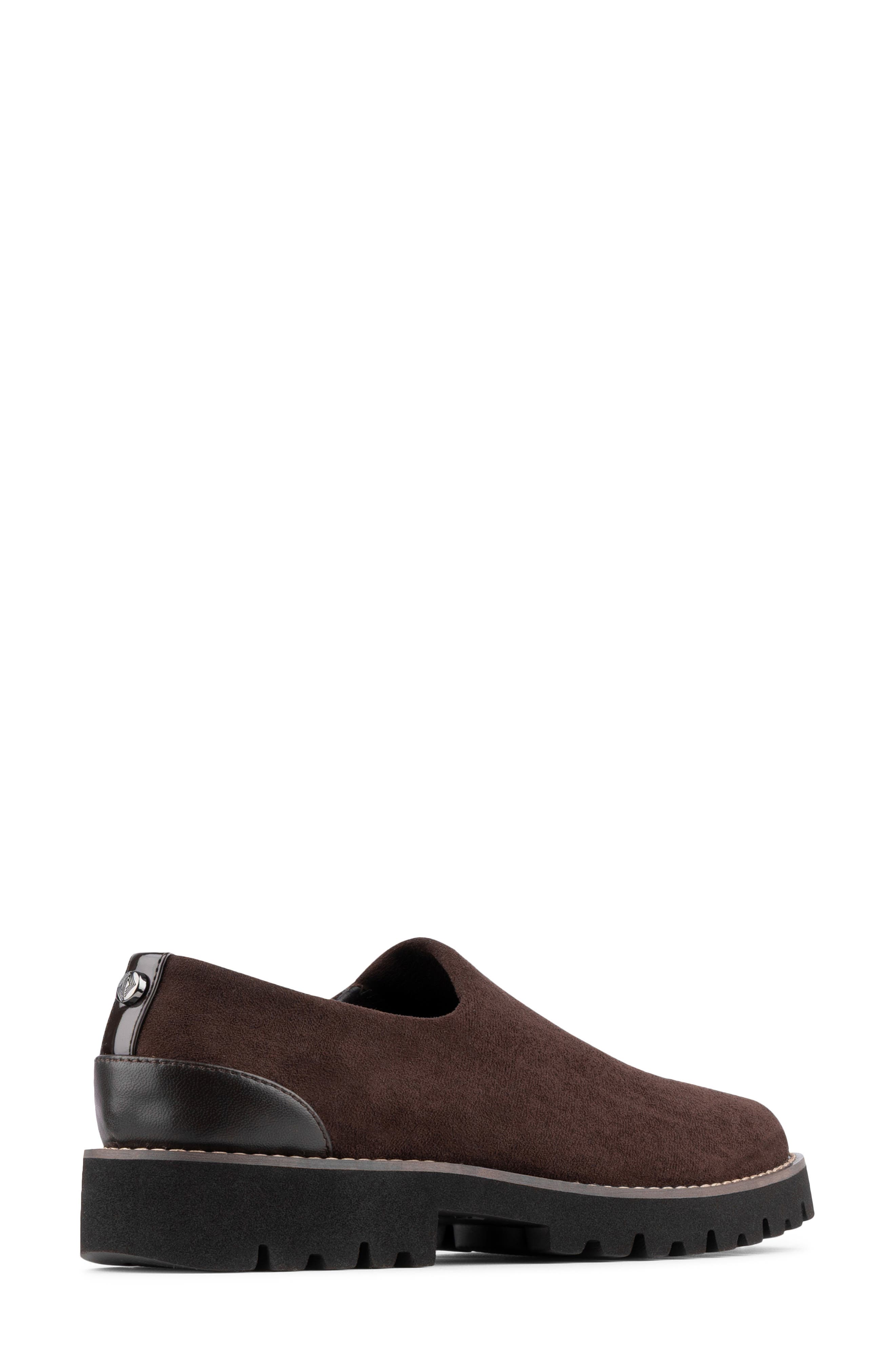 Taper Lug Sole Slip-On, Alternate, color, DARK BROWN