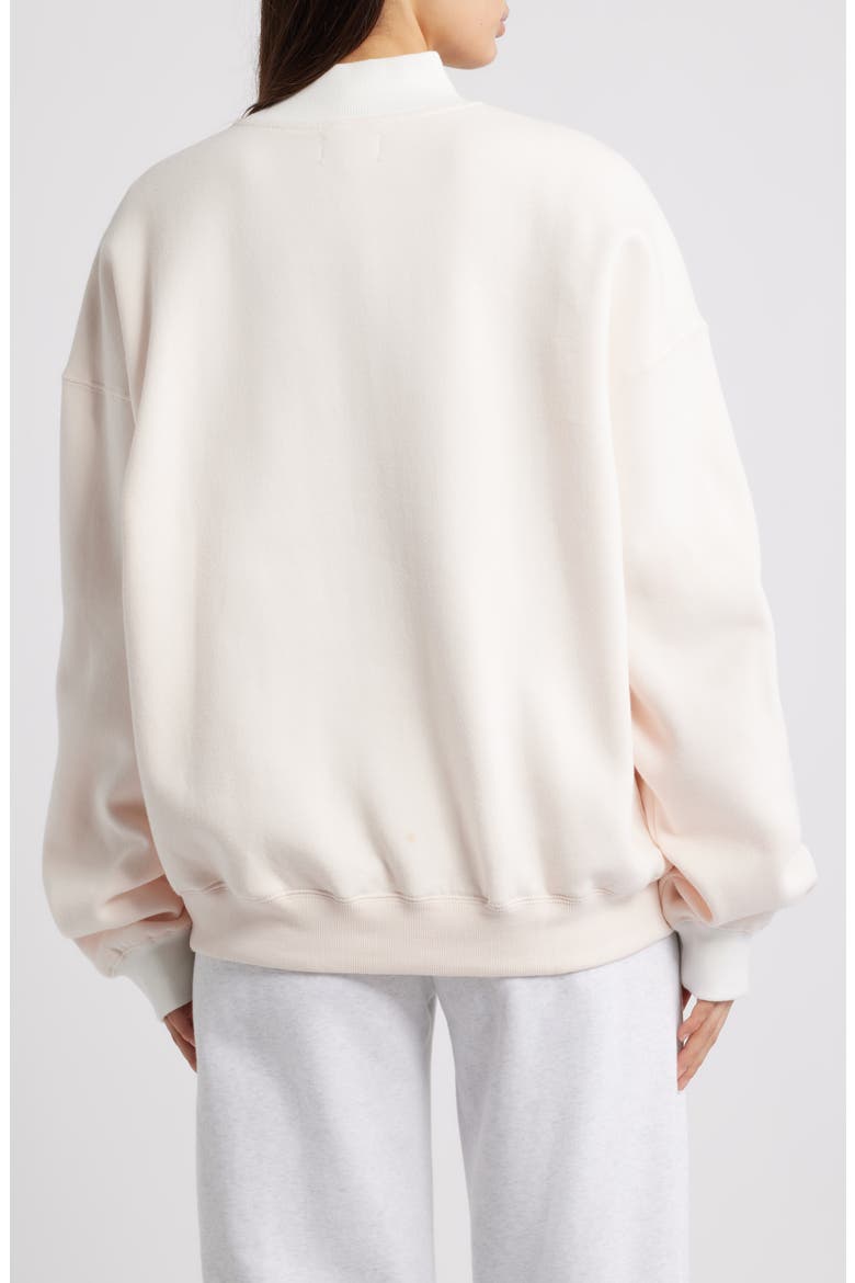 Me & My Girls Embroidered Mock Neck Graphic Sweatshirt, Alternate, color, BABY PINK