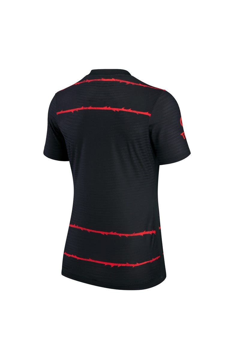 Nike Women's Nike Black Portland Thorns FC 2021/22 Authentic Home Match Jersey, Alternate, color,