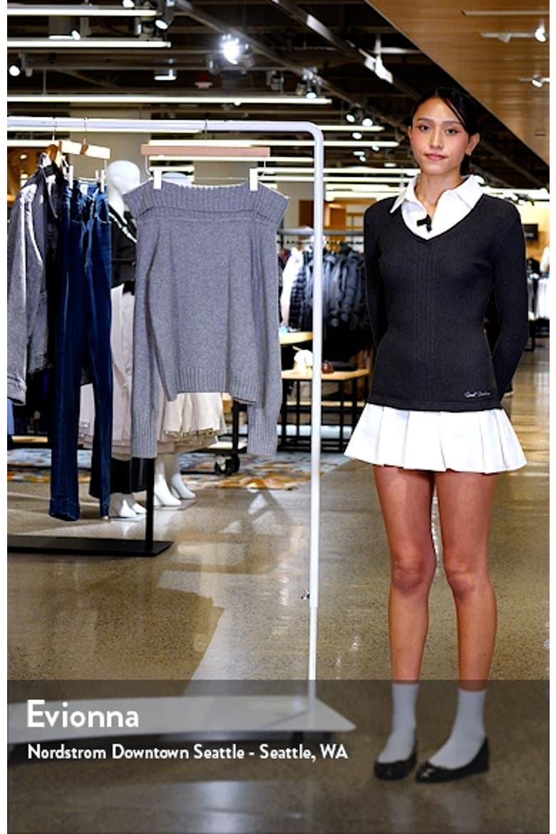 Off the Shoulder Sweater video