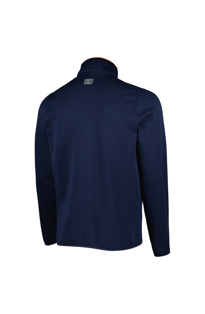 COLOSSEUM Men's Colosseum Navy Virginia Cavaliers Rebound Quarter-Snap Jacket, Alternate, color, 