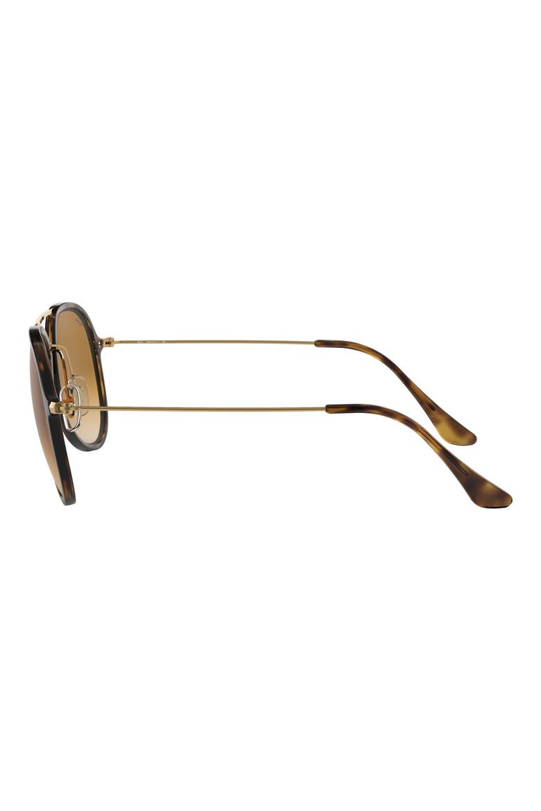 57mm Aviator Sunglasses, Alternate, color, LIGHT HAVANA