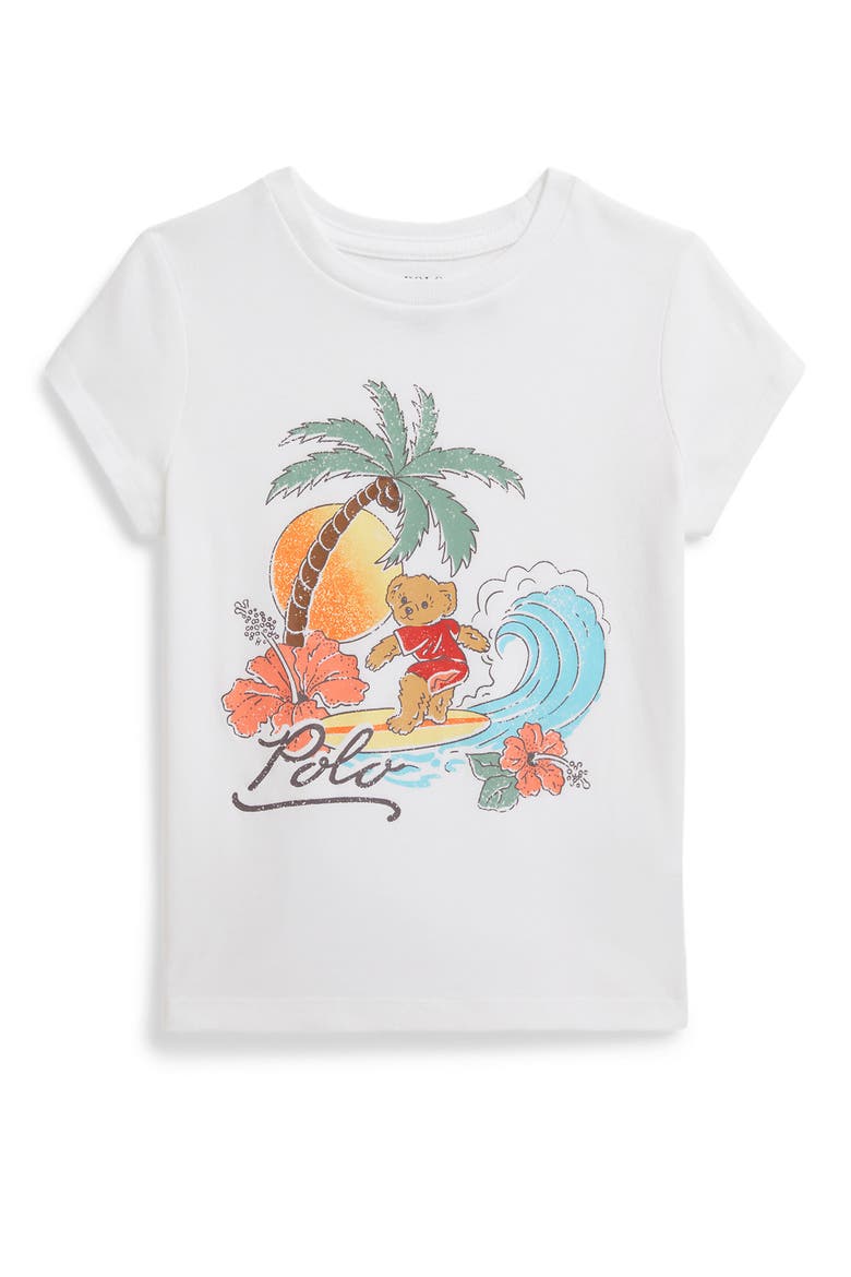 Kids' Graphic T-Shirt, Main, color, WHITE