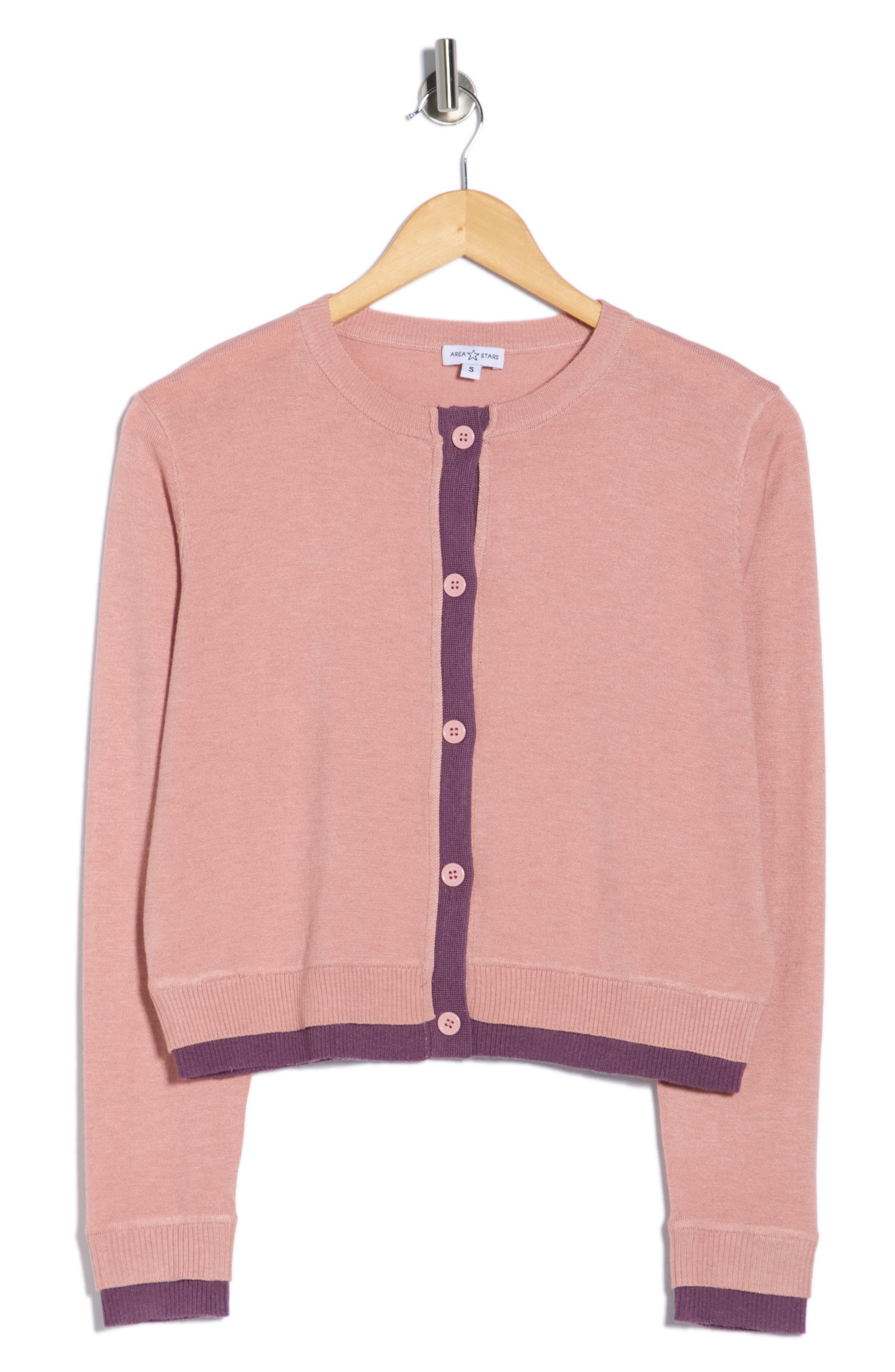 Contrast Trim Cardigan - image 3