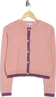 AREA STARS Contrast Trim Cardigan