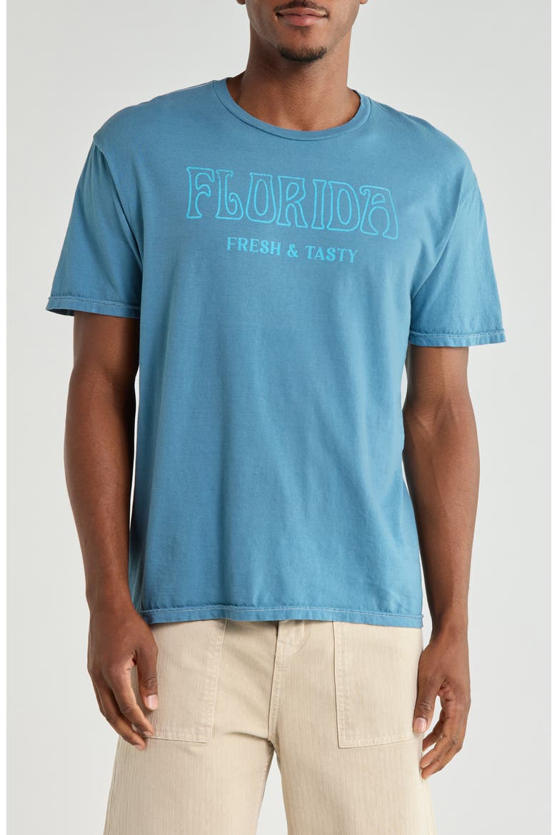 Fresh and Tasty Cotton Graphic T-Shirt, Main, color, CHINA BLUE