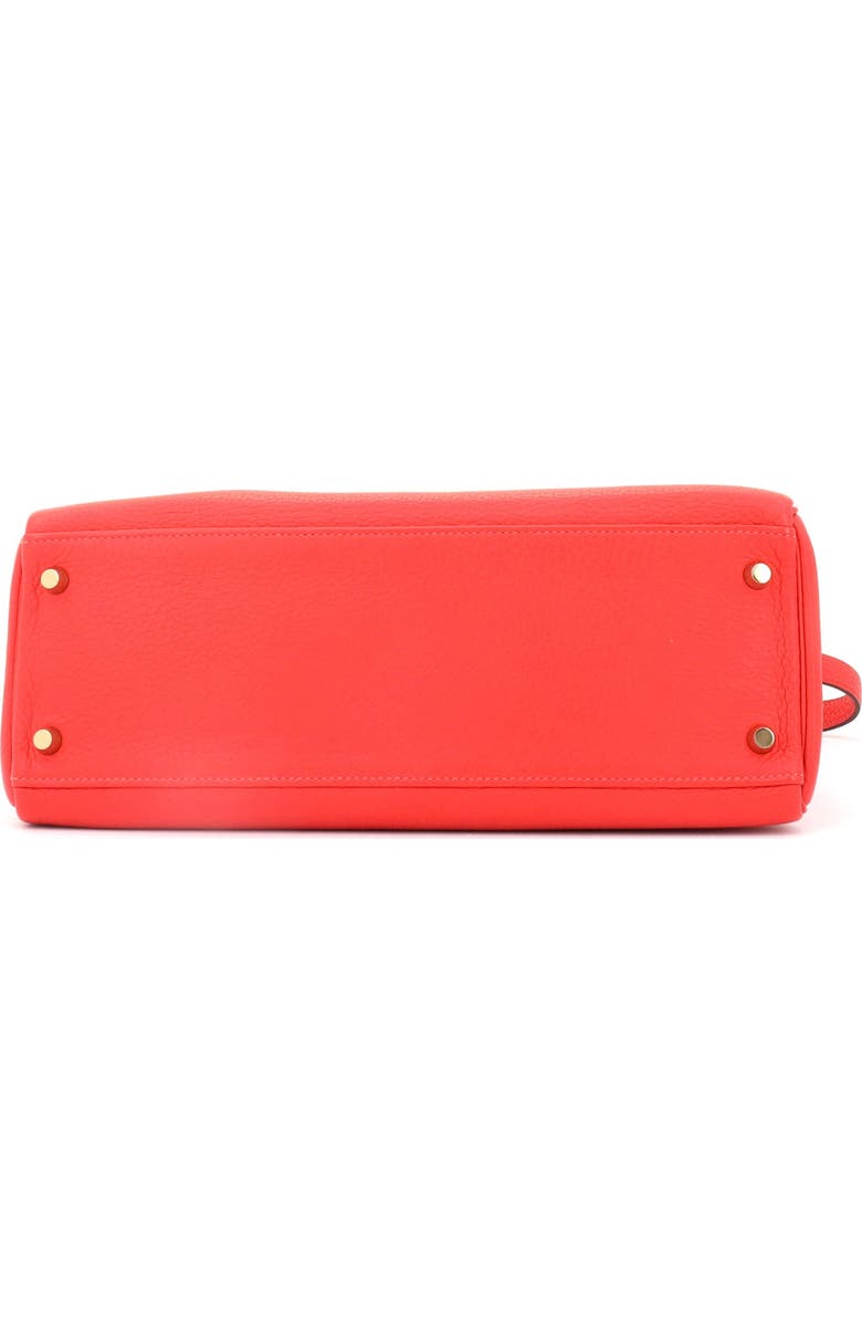 Pre-Owned Hermes Kelly Handbag Red Clemence with Gold Hardware 32, Alternate, color, Rouge Pivoine