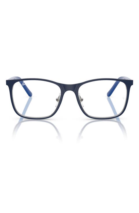 Kids' 48mm Small Square Optical Glasses