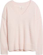 BP. Fuzzy V-Neck Sweater