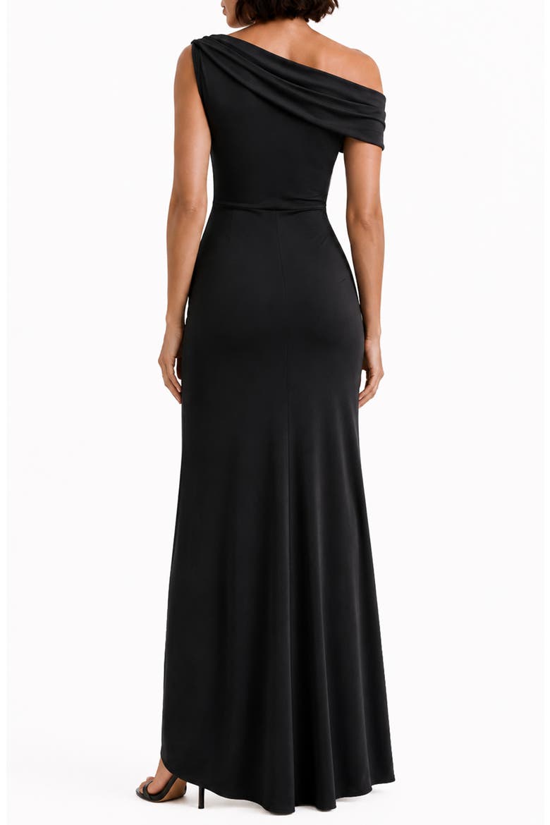 Daya Off the Shoulder Maxi Dress, Alternate, color, BLACK