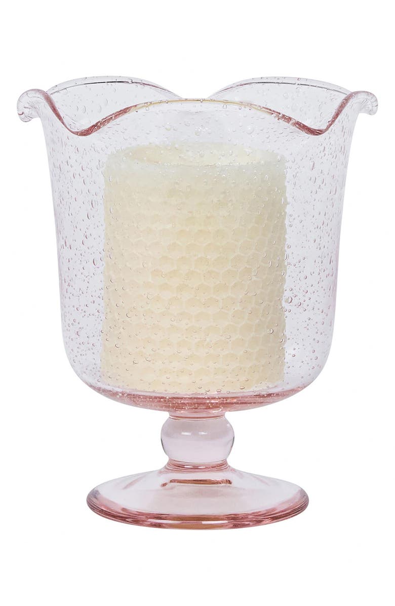 Juliska Provence Hurricane Vase, Alternate, color, Blush