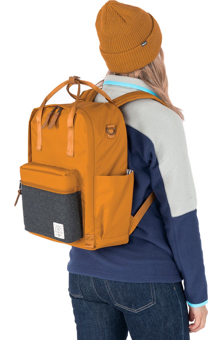 Product of the North Elkin Sustainable Diaper Backpack, Alternate, color, Buckthorn