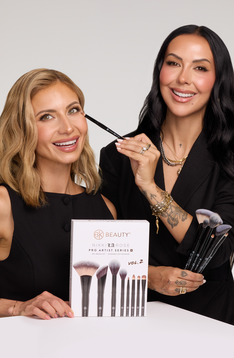BK Beauty Nikki La Rose Pro Artist Brush Set - Vol. 2, Alternate, color, Black