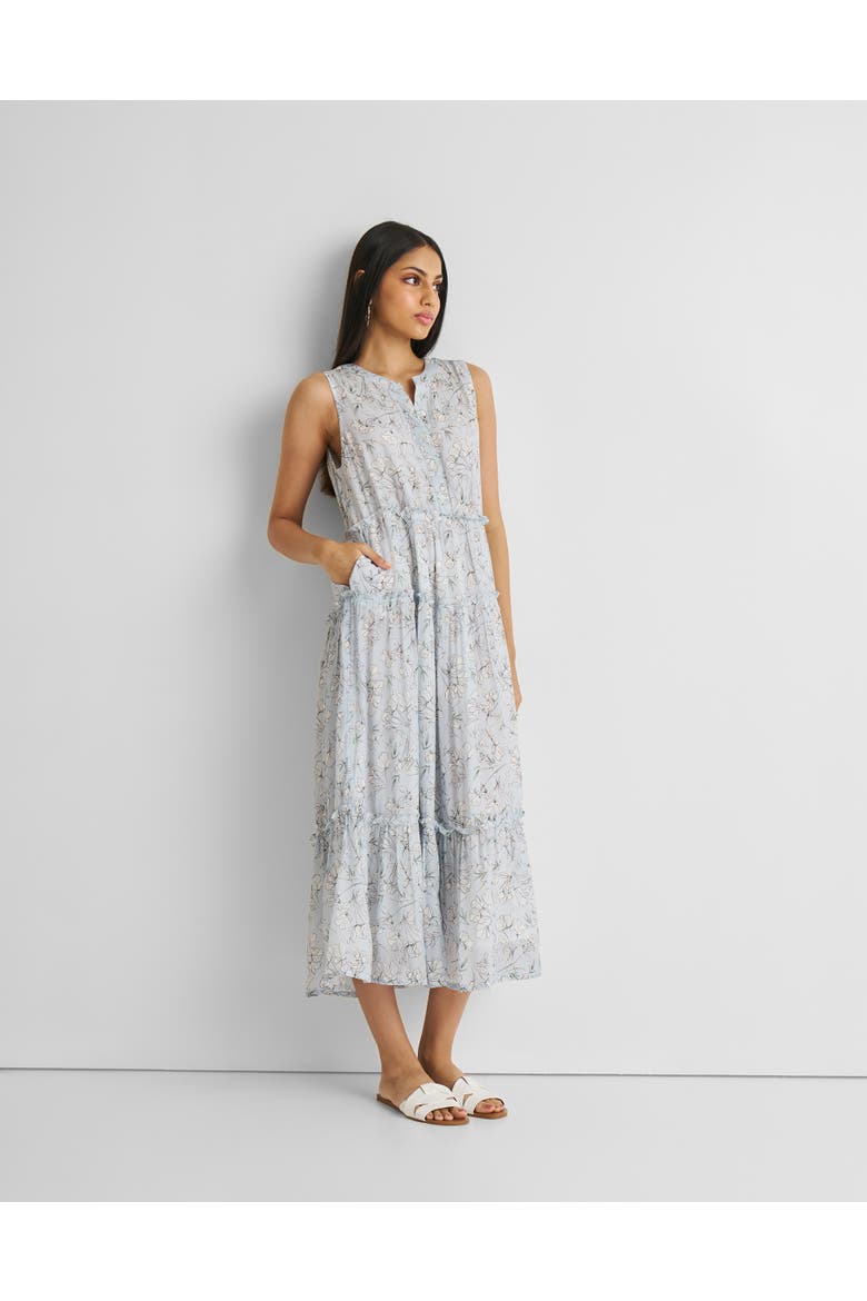 Perfect Resort Maxi Dress, Alternate, color, Peony Blues