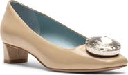 Frances Valentine Mary Embellished Square Toe Pump