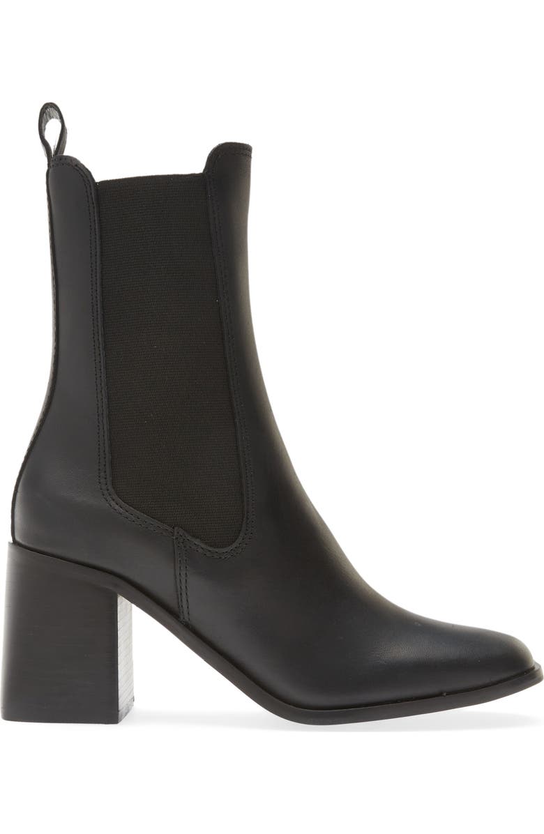 Steve Madden Argent Square Toe Chelsea Boot, Alternate, color,
