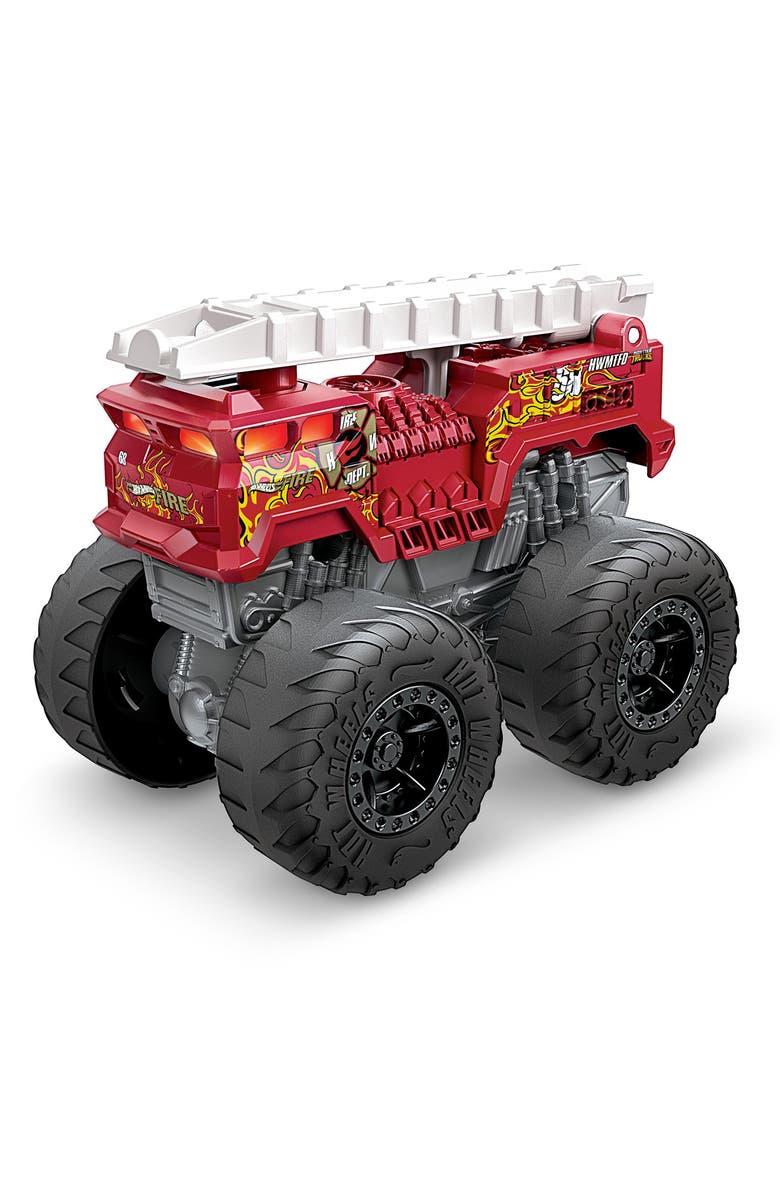Mattel Hot Wheels<sup>®</sup> Monster Trucks Roarin' Wreckers 5 Alarm Fire Truck, Main, color, 