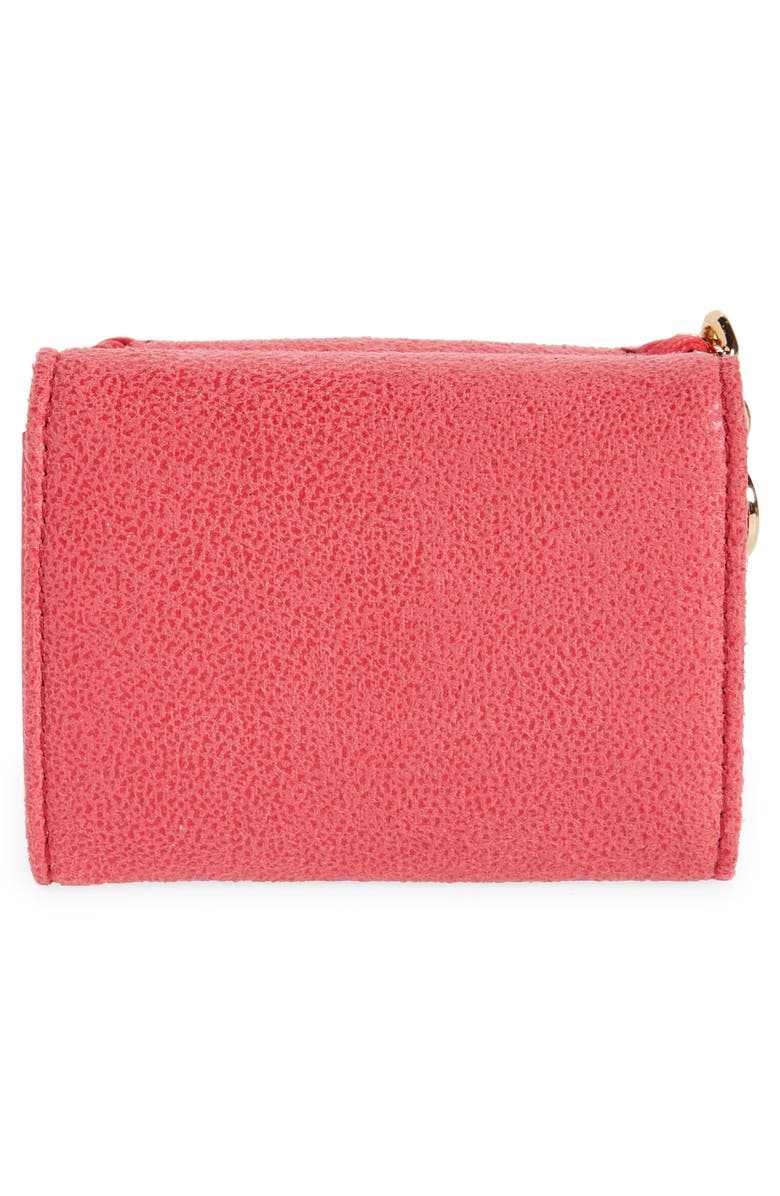 Stella McCartney Small Falabella Faux Leather Wallet, Alternate, color, 