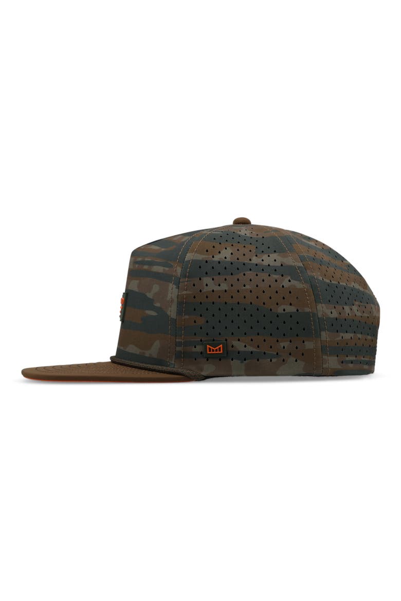 Hydro Coronado Brick Camo Snapback Hat, Alternate, color, EVERGLADE CAMO