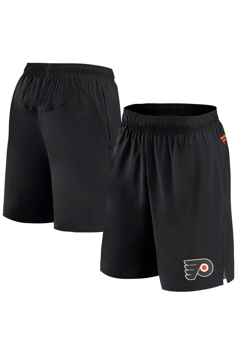 Men's Fanatics Branded  Black Philadelphia Flyers Authentic Pro Tech Shorts, Main, color, Black