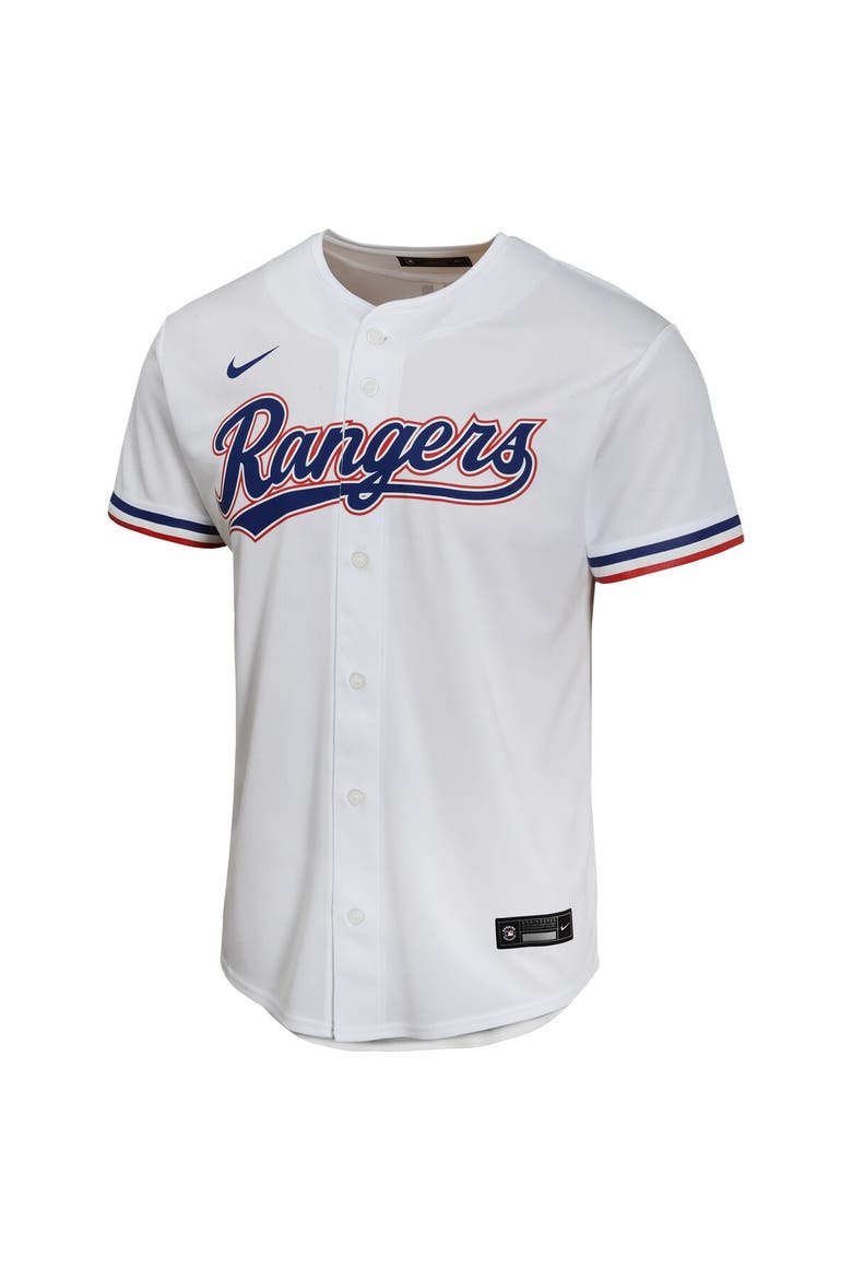 Youth Nike Jacob deGrom White Texas Rangers Home Game Player Jersey, Alternate, color, White