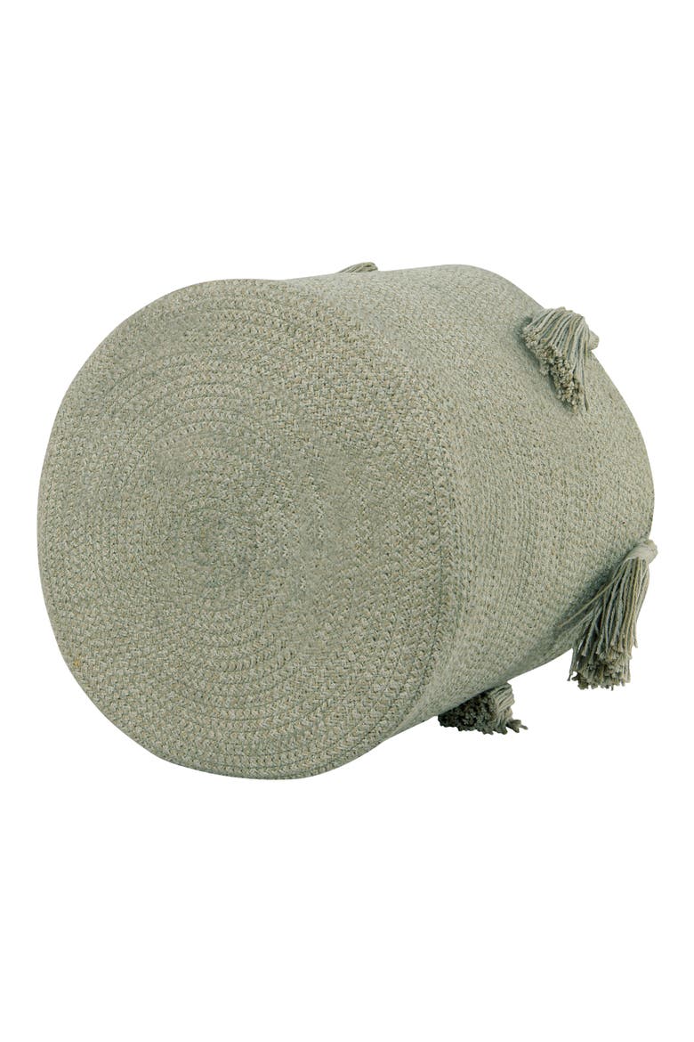 Tassel Basket, Alternate, color, OLIVE