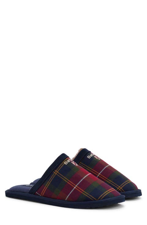Everitt Tartan Mule Slipper (Men)