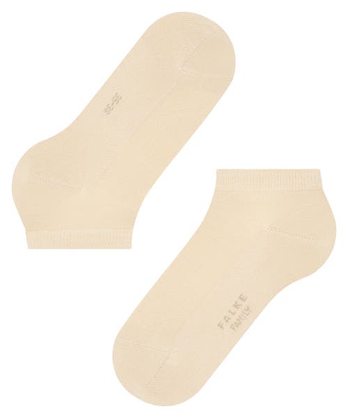 Falke Family Sustainable Cotton Sneaker Socks In White