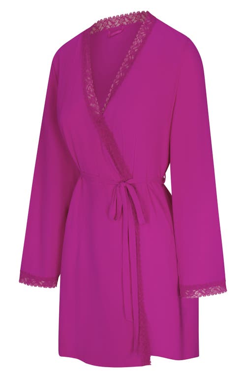 Savage X Fenty Snug Hug Short Robe In Try Me Purple