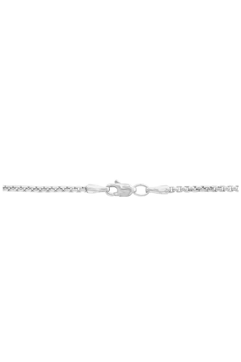 Spinel Pavé Tag Pendant Necklace, Alternate, color, BLACK
