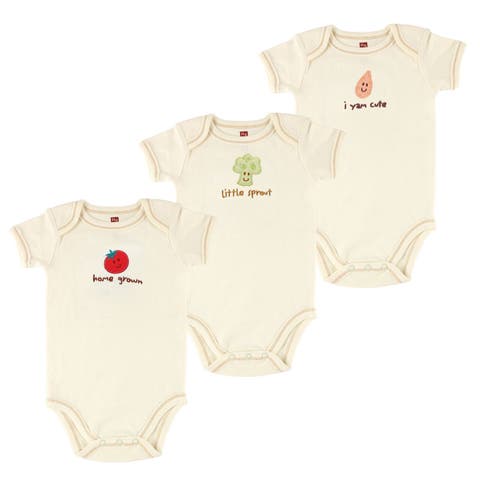 Organic Baby Bodysuit 3Pk