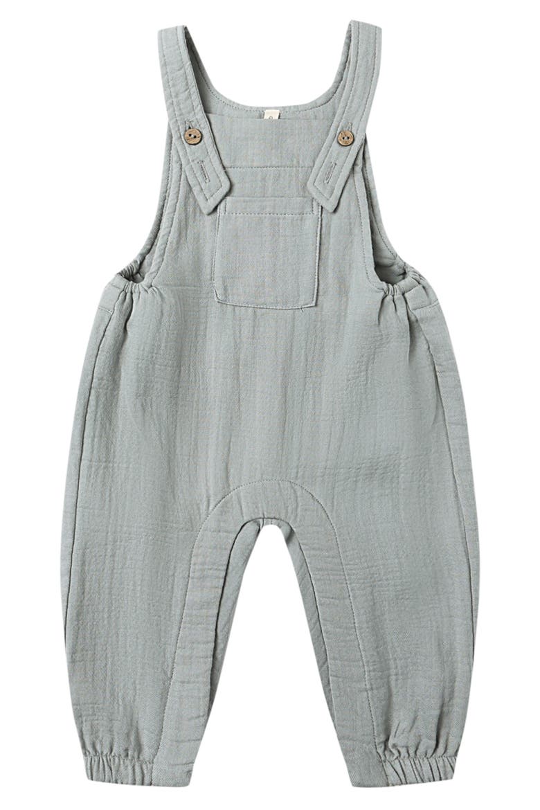 Organic Cotton Jersey Overalls, Main, color, BLUE
