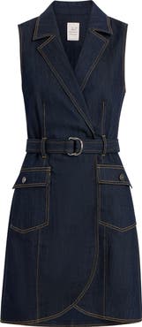 Cinq à Sept Jenessa Sleeveless Denim Dress