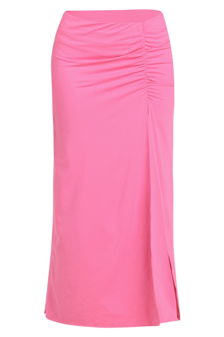 Island Goddess Side Slit Cover-Up Skirt, Alternate, color, ROSE PINK