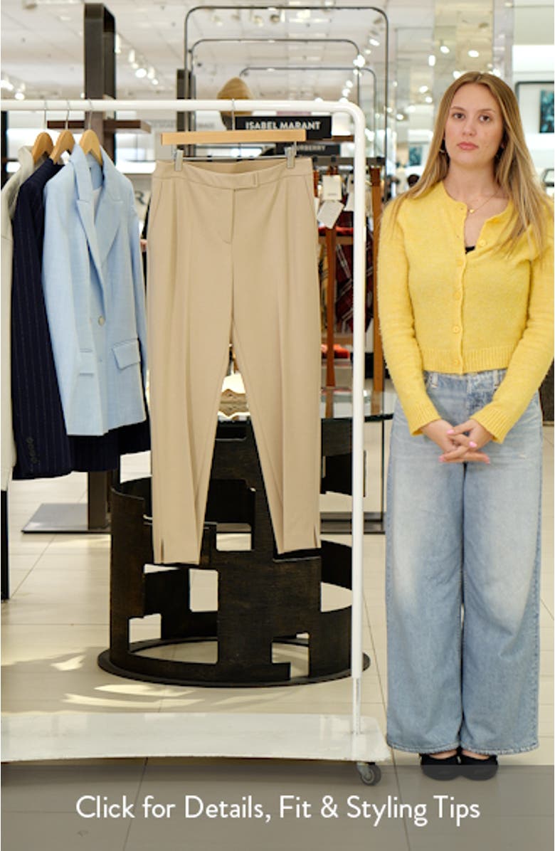 Tapria Slim Fit Crop Pants, sales video thumbnail