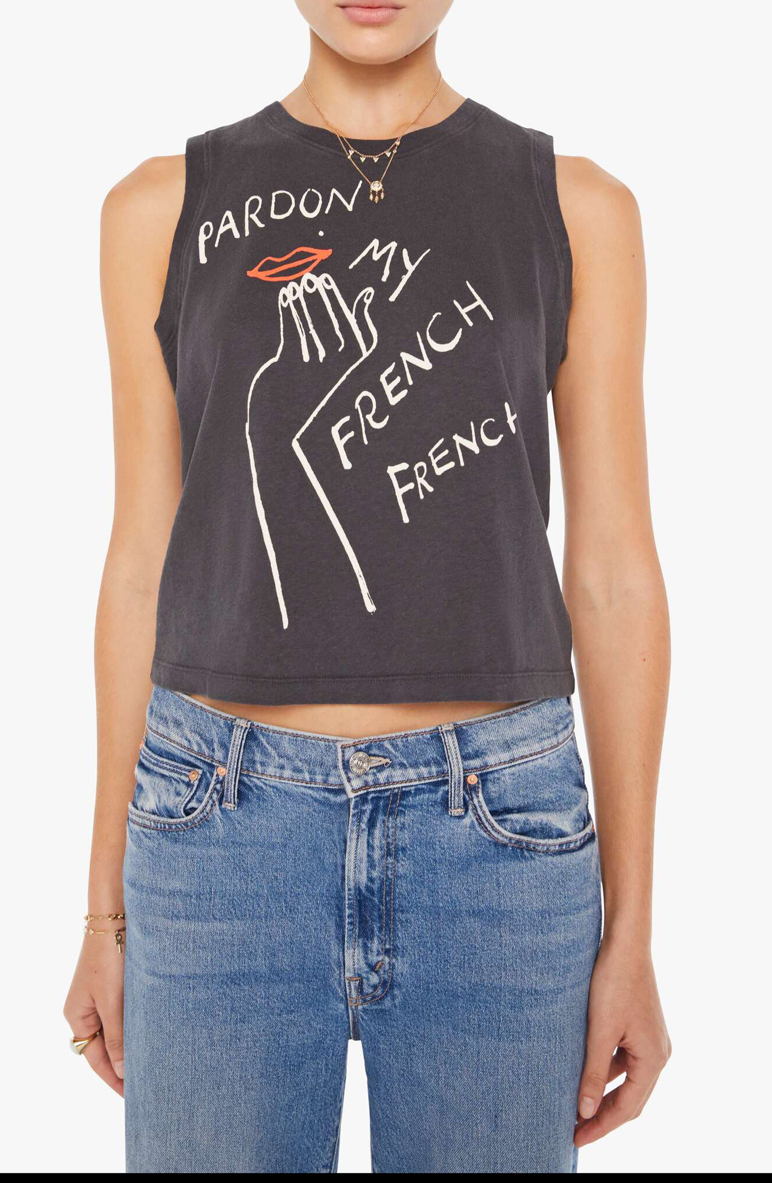 MOTHER The Strong and Silent Type Graphic T-Shirt (Women) | Nordstromrack