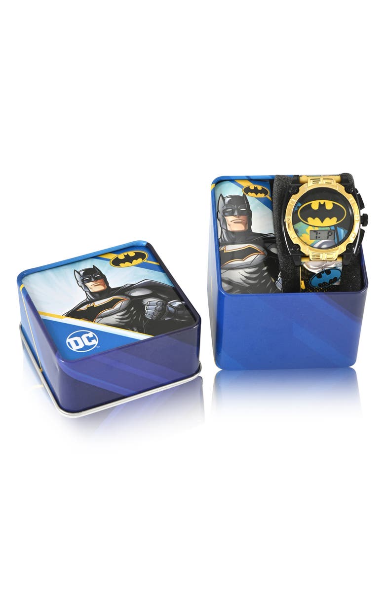 Accutime Kids' Batman Digital Watch, Alternate, color, Black/ Yellow