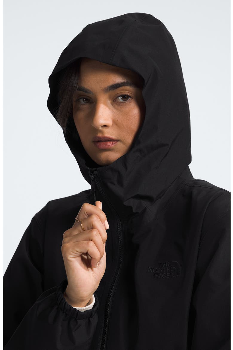 Daybreak Water Repellent Hooded Jacket, Alternate, color, TNF BLACK