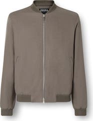 ZEGNA Oasi Lino Bomber Jacket