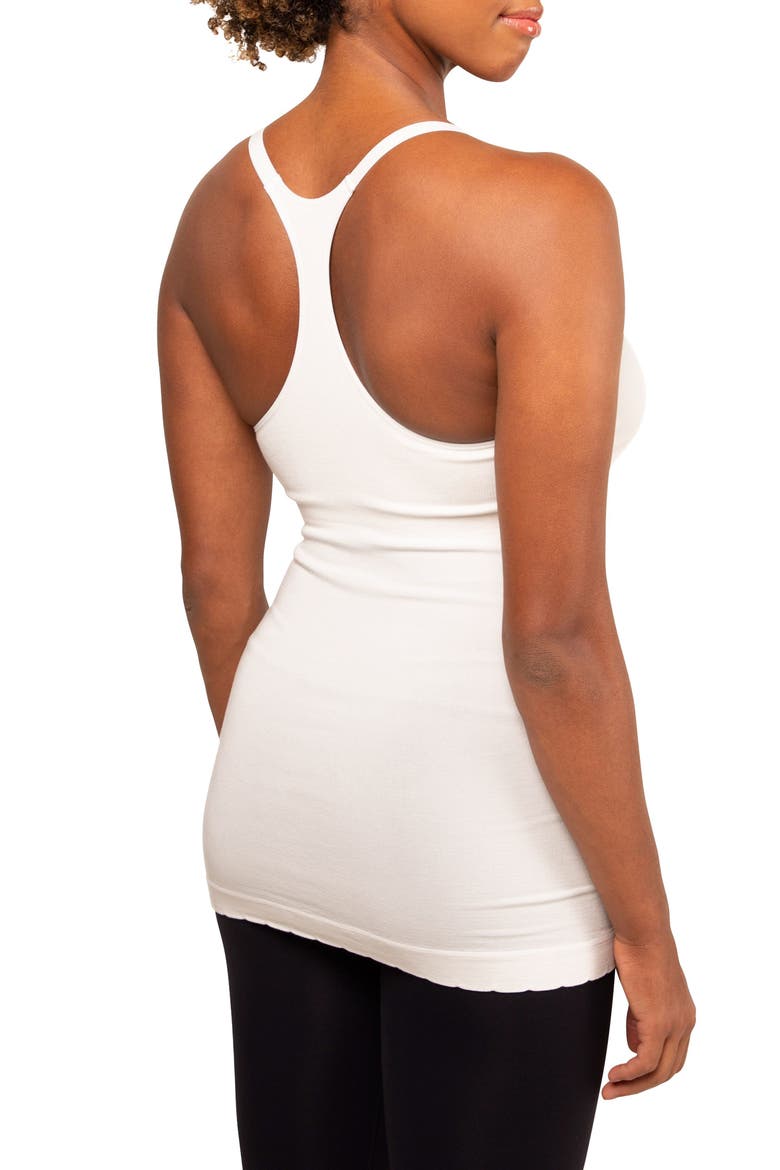 Racerback Nursing Tank, Alternate, color, EGGSHELL