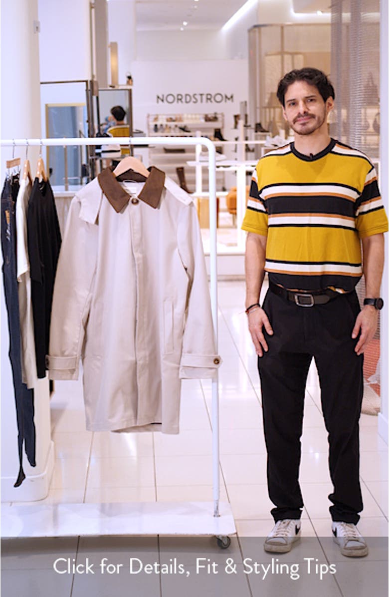 Combo Collar Mac Coat with Detachable Hood, sales video thumbnail