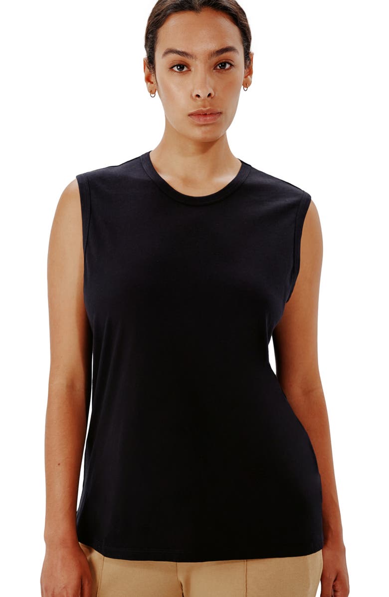 Another Tomorrow SLEEVELESS TEE, Alternate, color, 