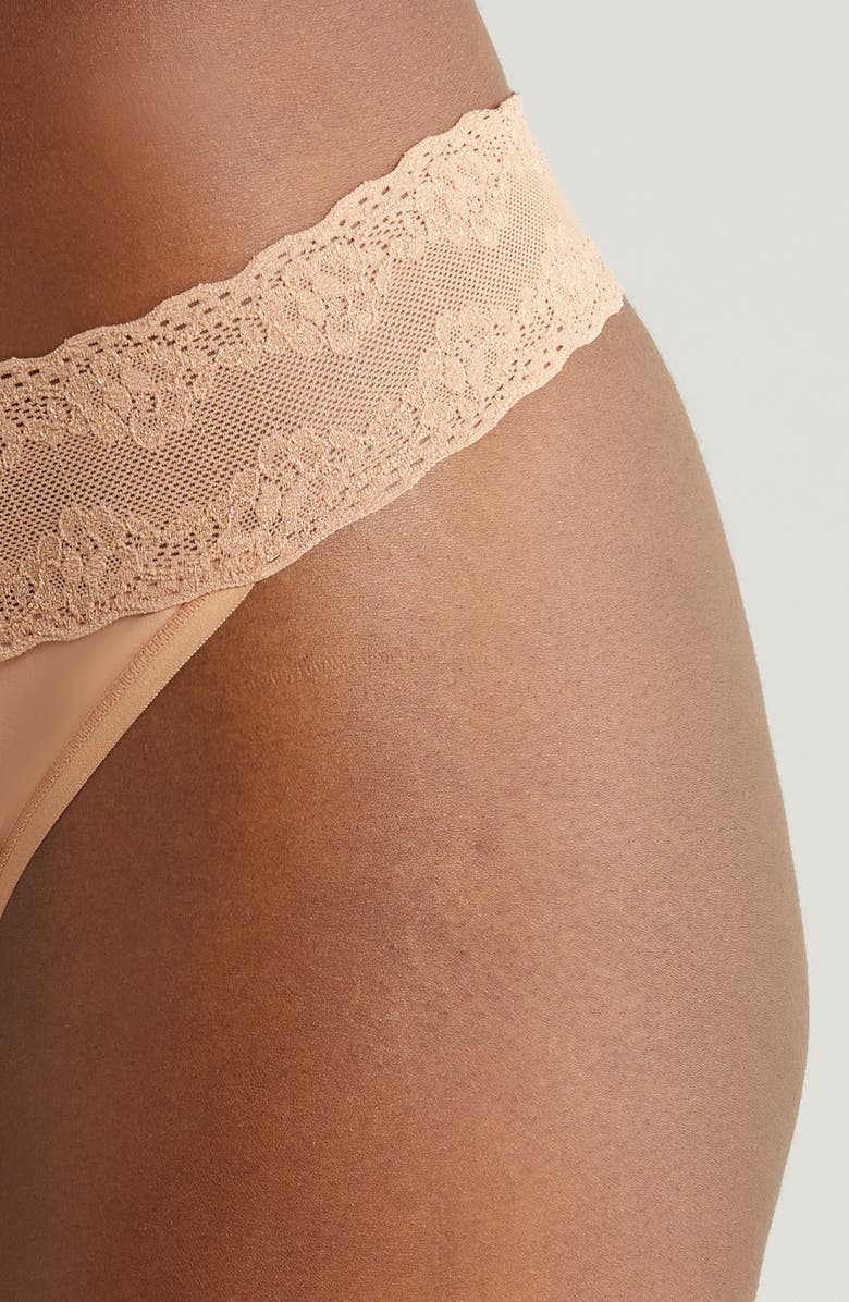 Natori Bliss Perfection Thong, Alternate, color, Glaze