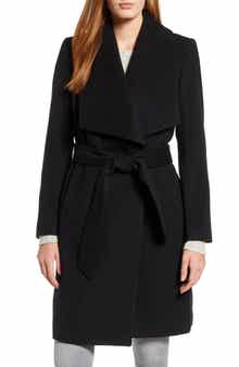 Cole Haan Signature Slick Wool Blend Wrap Coat