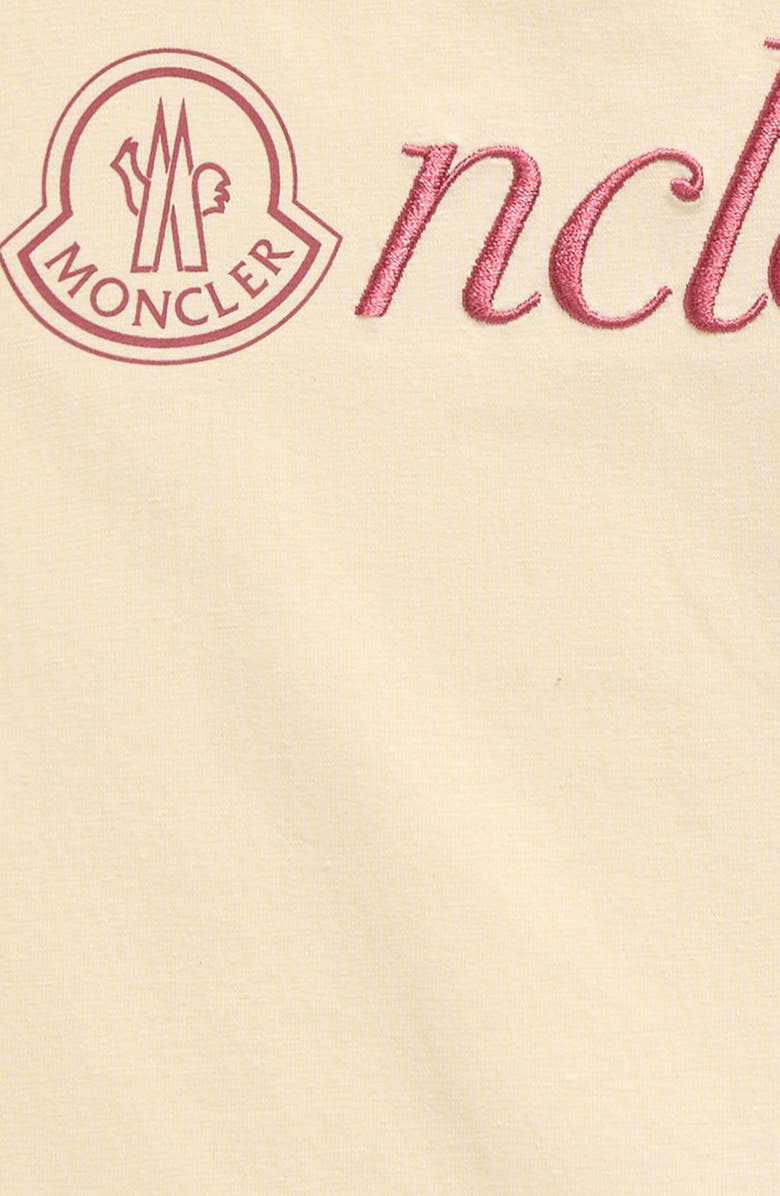 Moncler Kids' Embroidered Logo T-Shirt, Alternate, color,