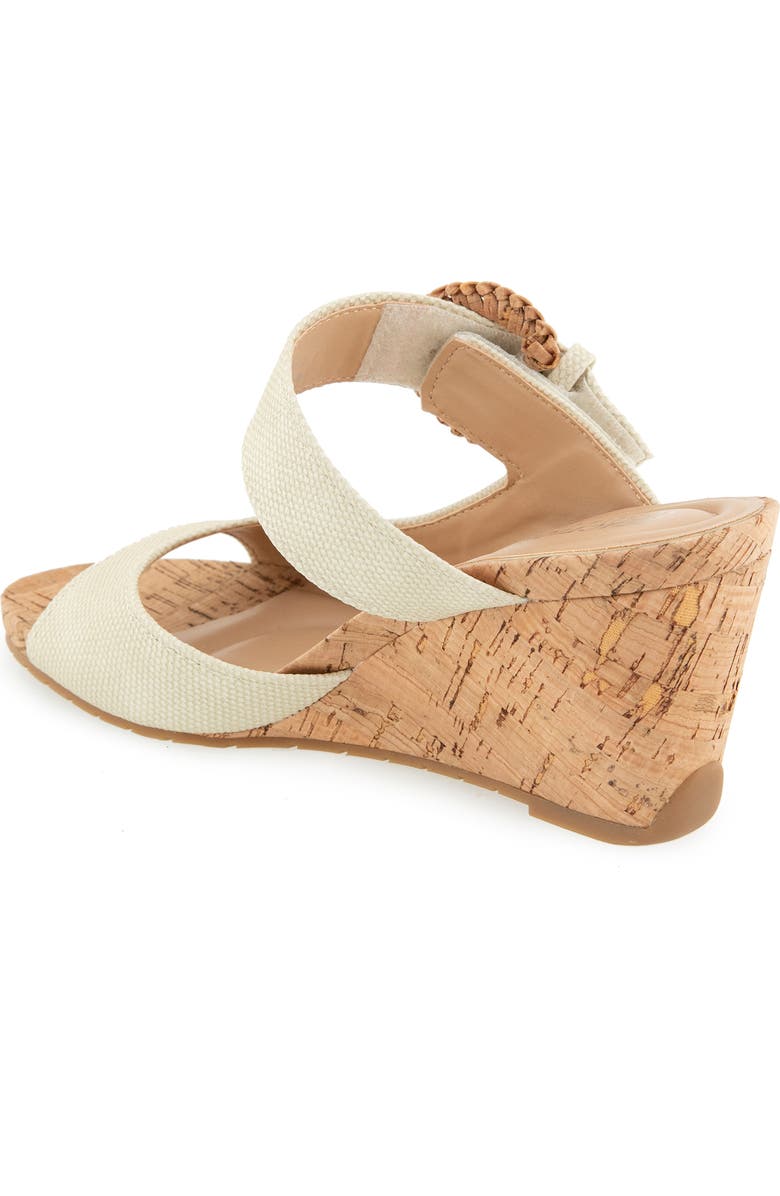 Reaction Kenneth Cole Gibbs Wedge Sandal, Alternate, color, Oatmeal