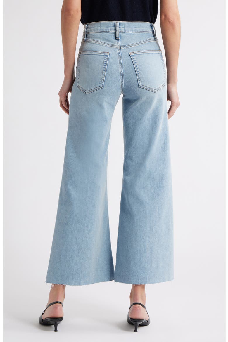 Le Palazzo Crop Wide Leg Jeans, Alternate, color, TRIBUTE RAW AFTER