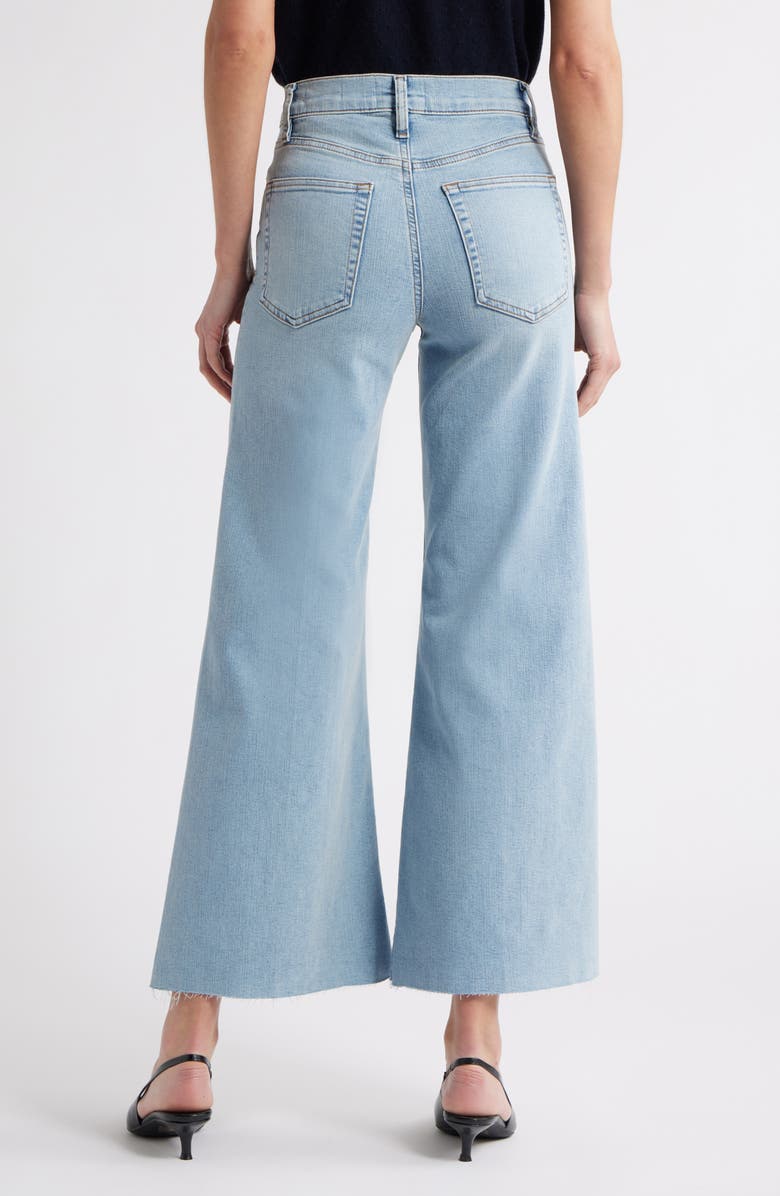 FRAME Le Palazzo Crop Wide Leg Jeans, Alternate, color, Tribute Raw After