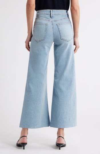 Le Palazzo Crop Wide Leg Jeans