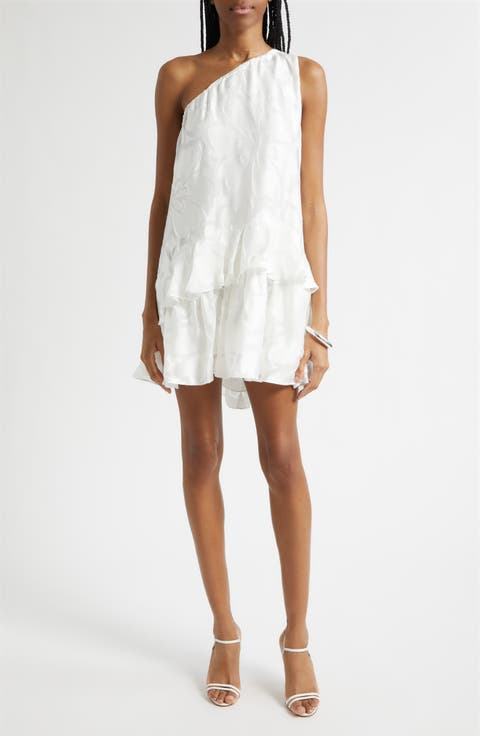 Solene One-Shoulder Minidress